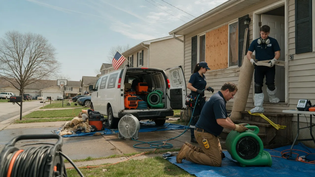 Water Damage Restoration in Eau Galle, WI near me